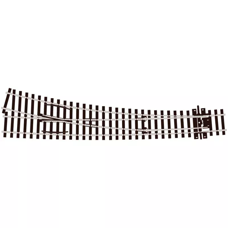 Peco OO Gauge SL-E186 Curved Double Radius Right Hand - Code 75