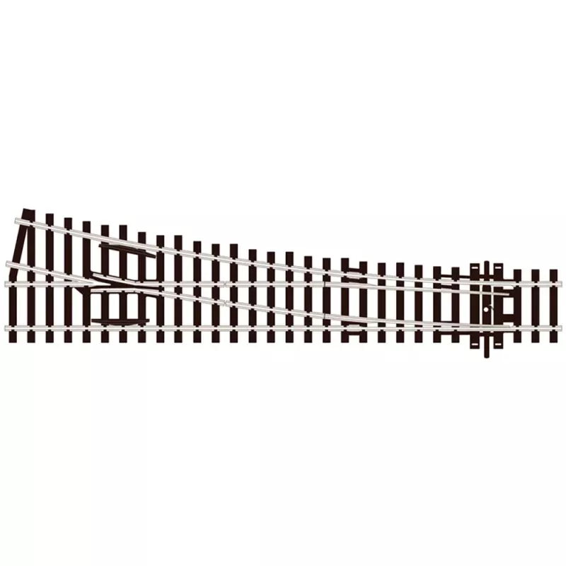 Peco OO Gauge SL-E95 Medium Radius Right Hand Point - Code 100