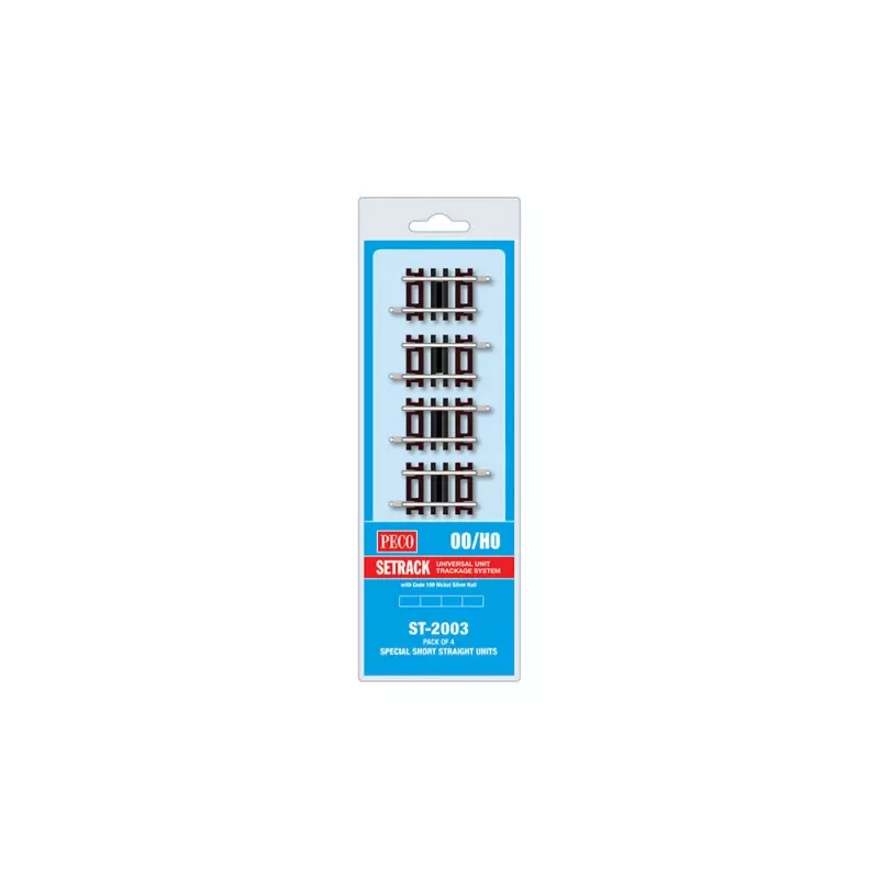 Peco OO Gauge ST-2003 Special Short Straight Code 100