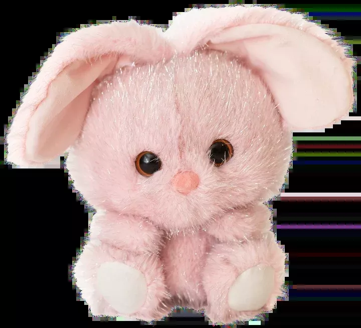 Pink Shimmers Plush Bunny