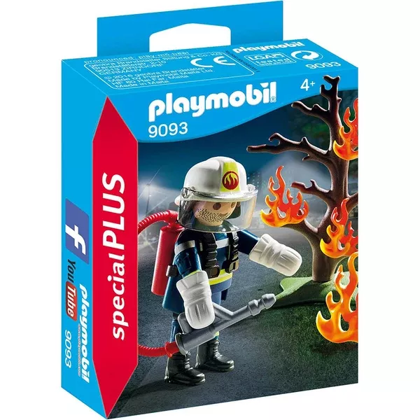 Playmobil Firefighter With Tree Building Set 9093