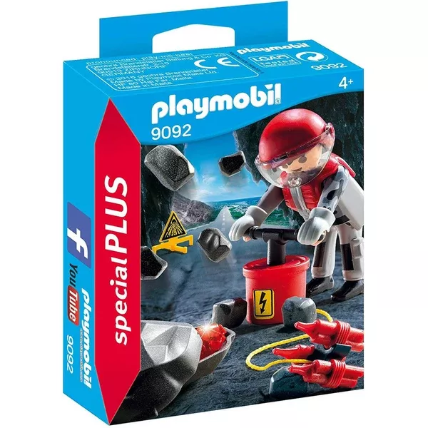 Playmobil Rock Blaster With Rubble Building Set 9092