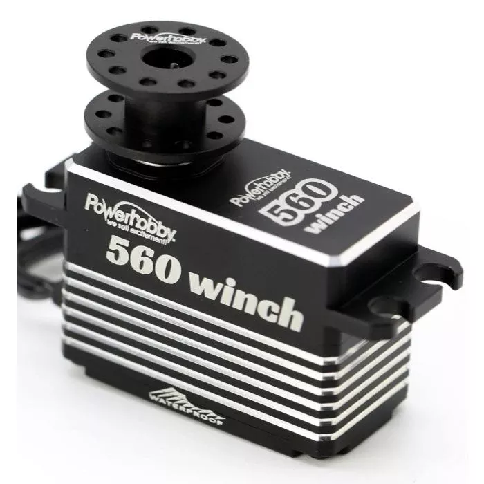Powerhobby PH560 Low Profile Servo Winch Waterproof Brushless Crawler