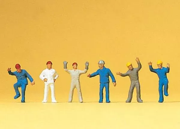 Preiser 79105 N Scale People Working -- Steeplejacks