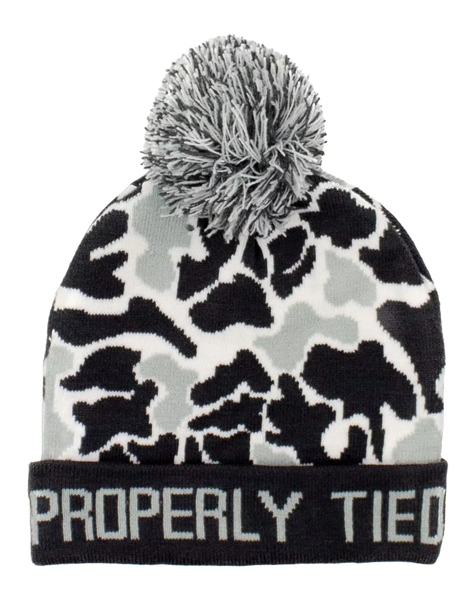 Properly Tied Breck Beanie Polar Camo