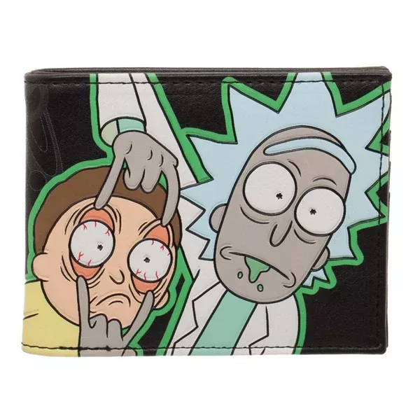 Rick And Morty Eye Opened Bi-Fold Wallet