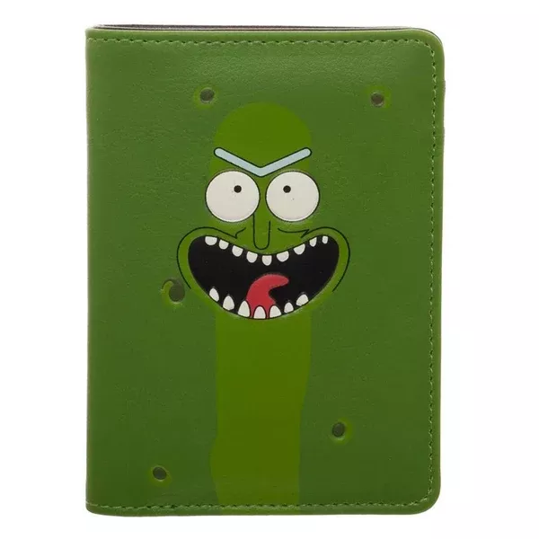 Rick And Morty Pickle Rick Vertical Bi-Fold Wallet