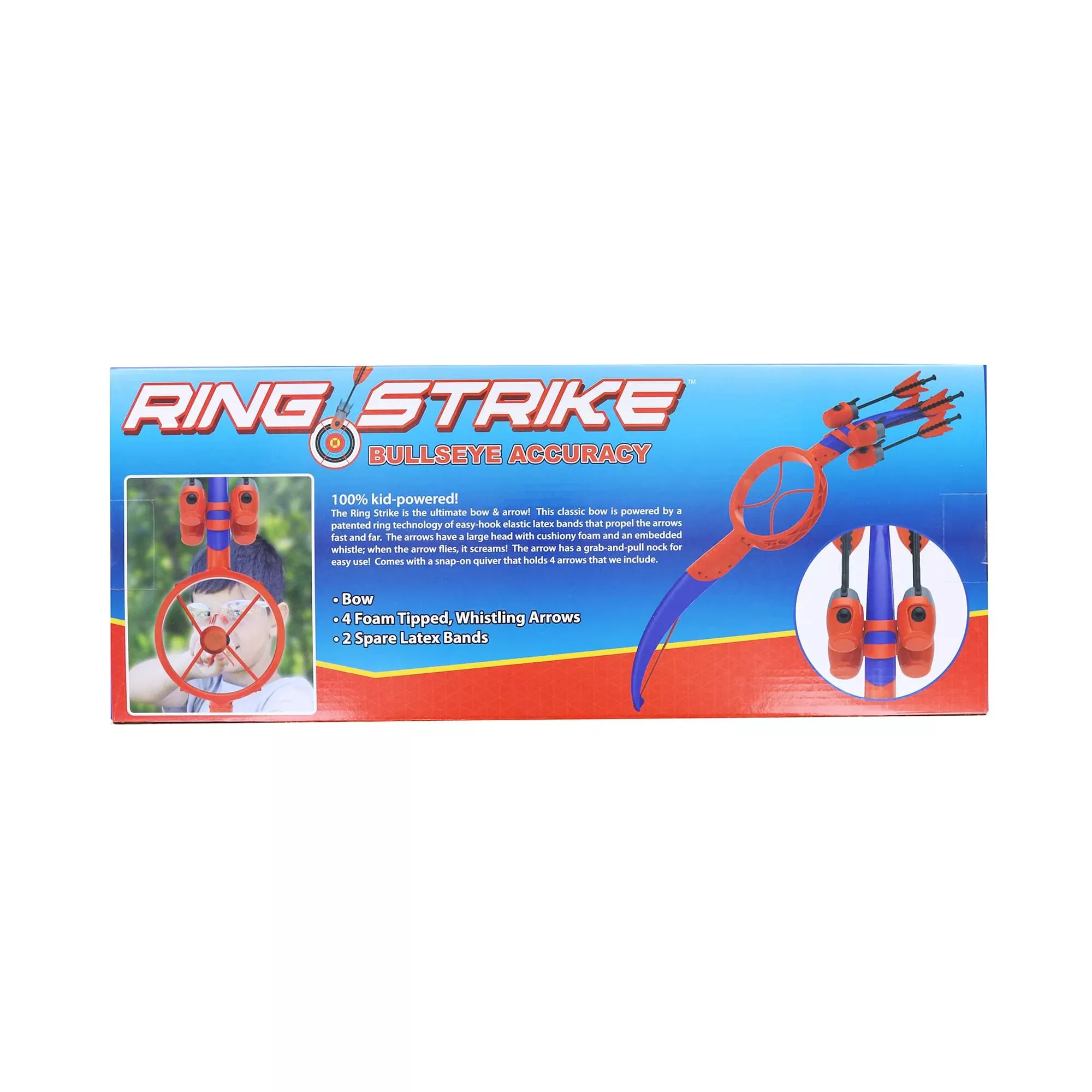 Ring Strike Foam-Tipped rocket Launcher | Red