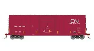 Roundhouse 1505 HO Scale 50' High Cube Plug Door Boxcar Canadian National CN 406262