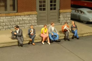 SceneScapes Seated Platform Passengers