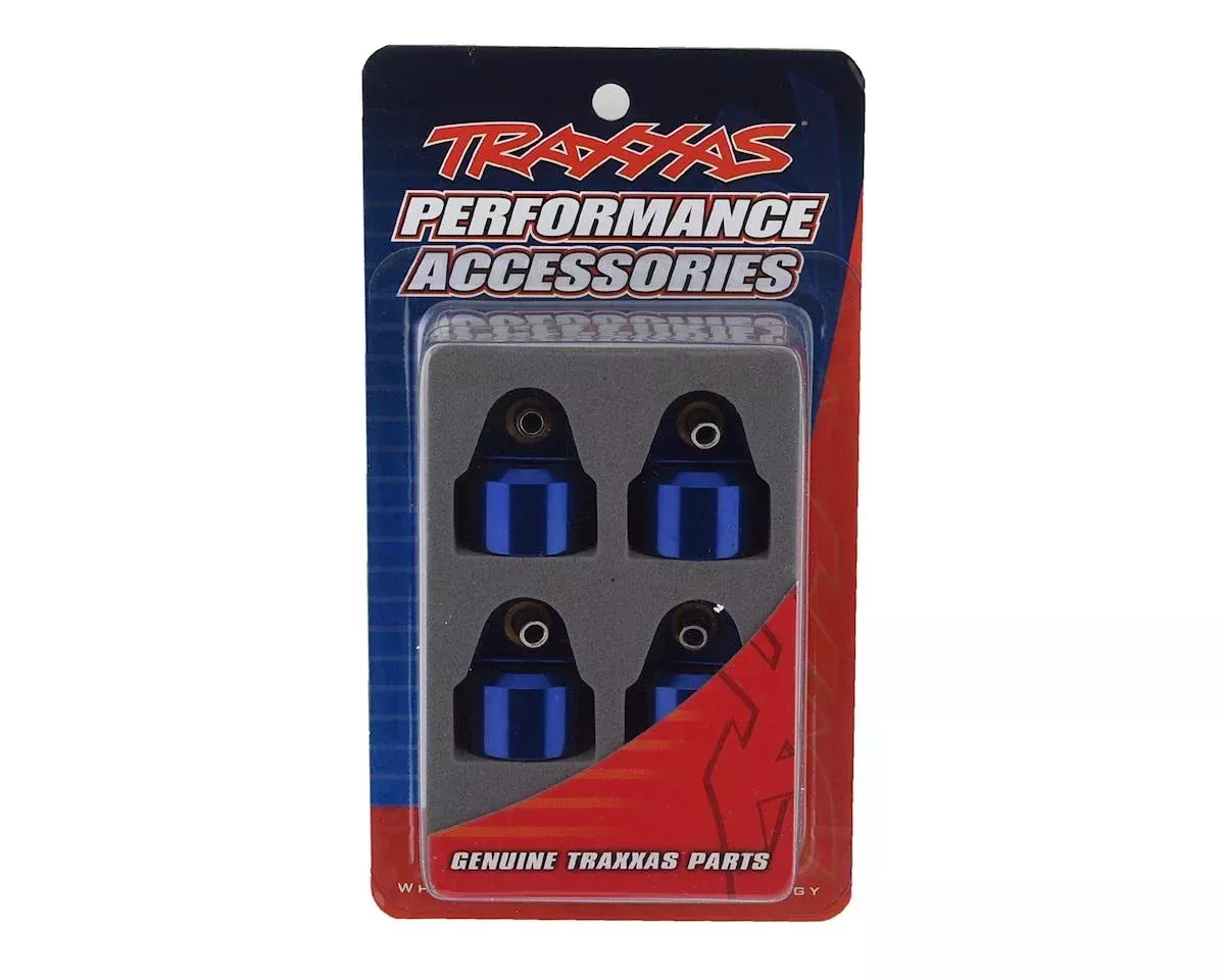 Shock Caps Aluminum Blue-Maxx TRA8964X