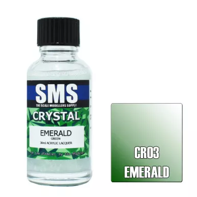 SMS #CR03 Crystal Emerald Acrylic Laquer-30ml