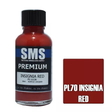 SMS #PL70Premium Insignia Red Acrylic Lacquer-30ml