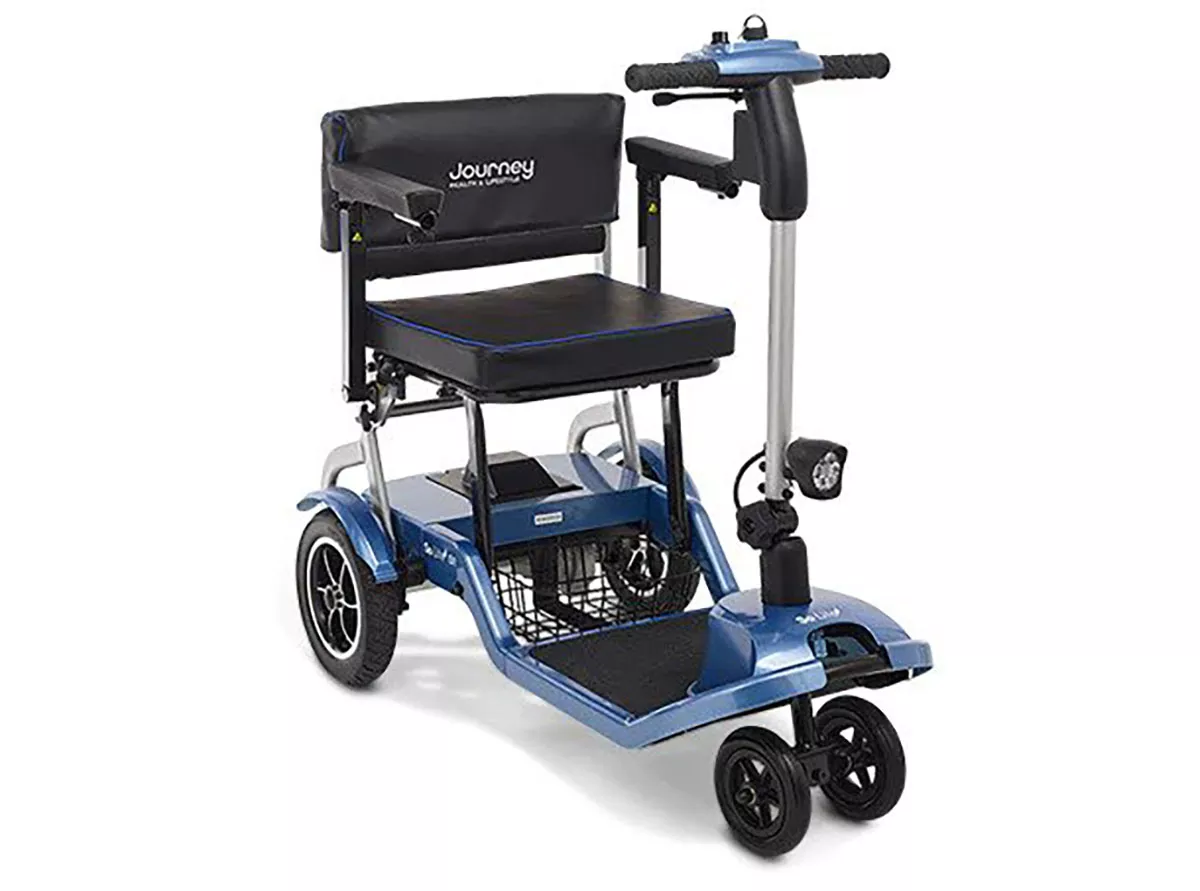 So Lite Lightweight Folding Scooter Blue