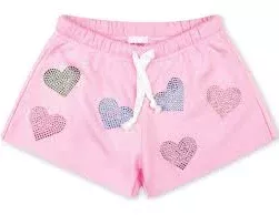 Sparkling Hearts Sweat Shorts