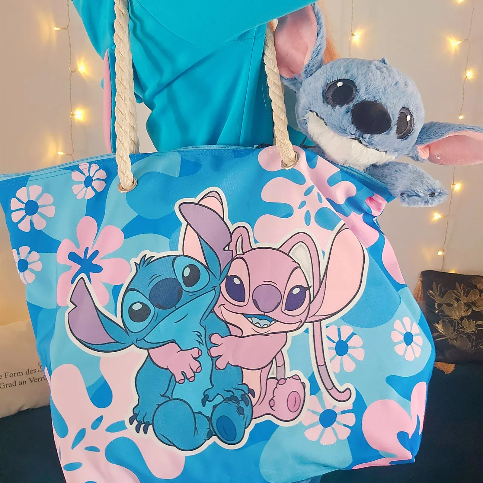 Stitch and Angel Shopper Bag - Lilo & Stitch