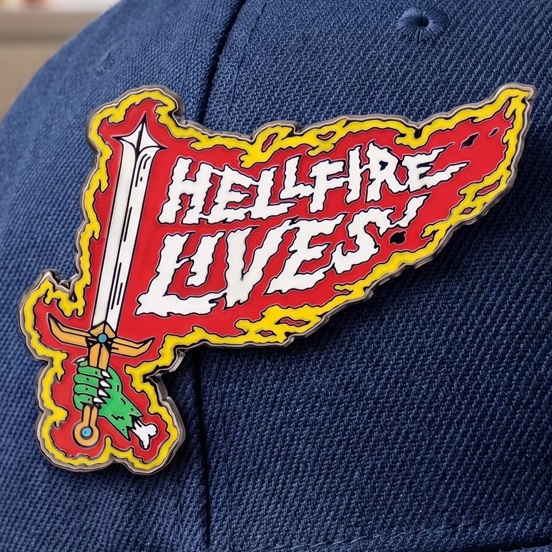 Stranger Things Pin Hellfire Lives Limited Edition