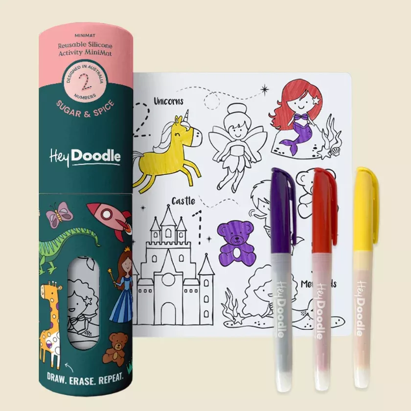 Sugar & Spice Mini Coloring & Doodle Mat