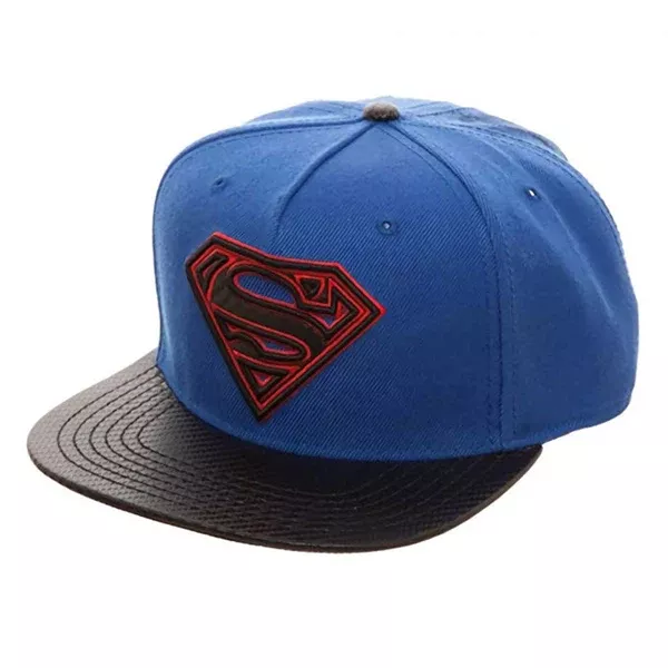 Superman Carbon Fiber Snapback Hat