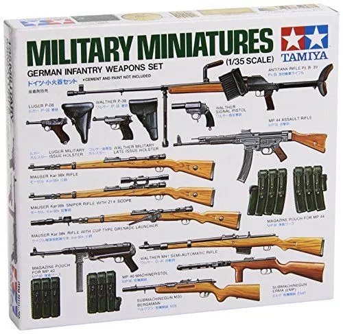 Tamiya 1/35 German Infantry Weapons Set Model Kit