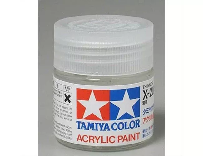 Tamiya TAM81020 Acrylic/Poly Thinner Mini X20A 23ml