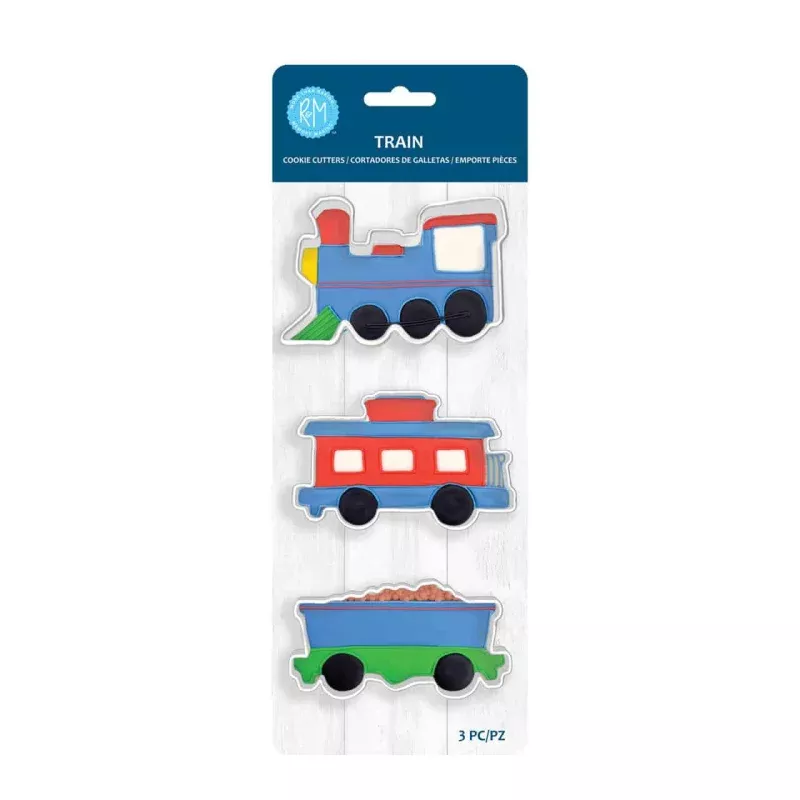 Train Cookie Cutter Set - 3 Piece