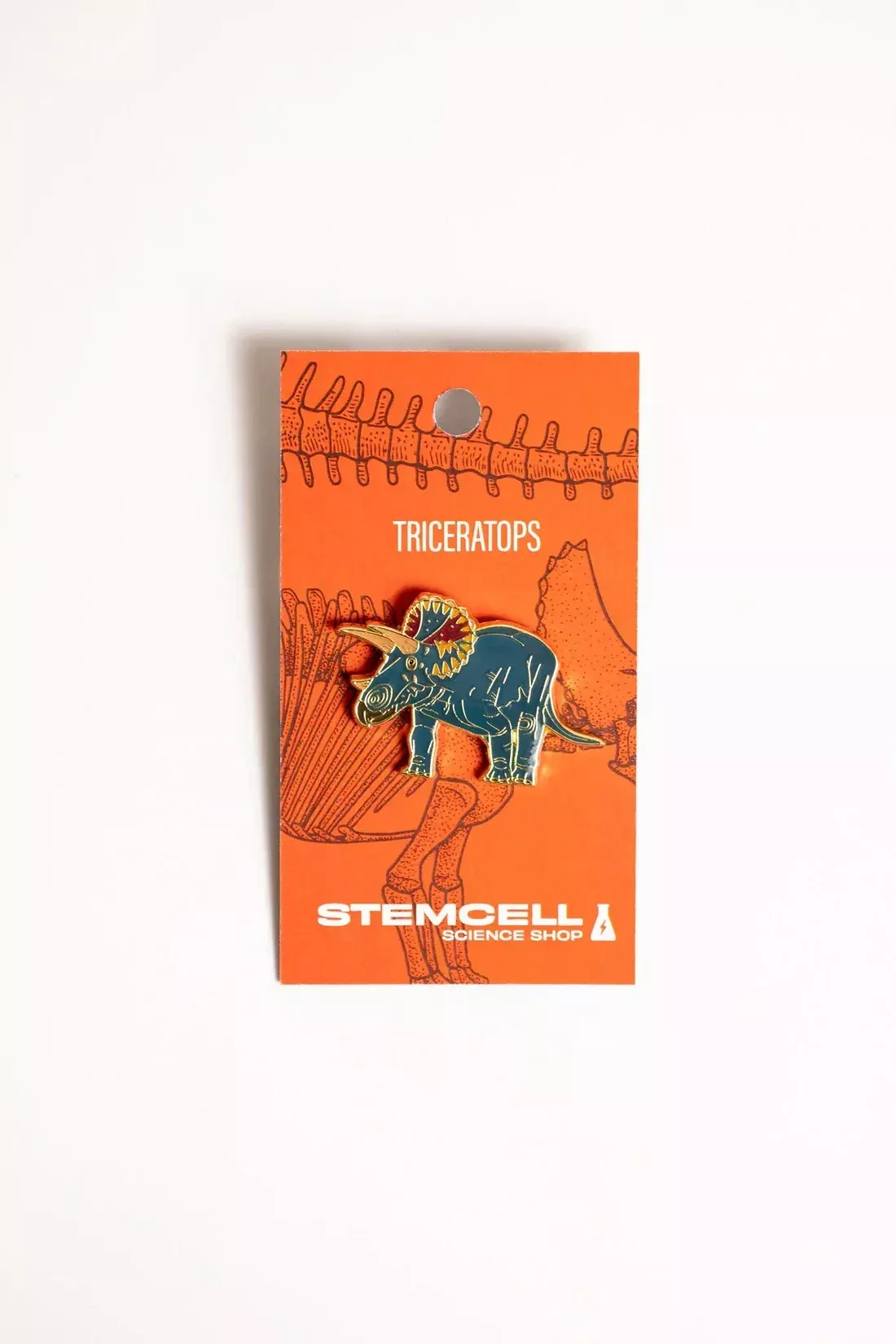 Triceratops Pin