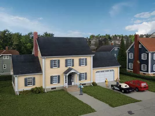 Walthers Cornerstone 933-4154 HO Scale Executive House -- Kit