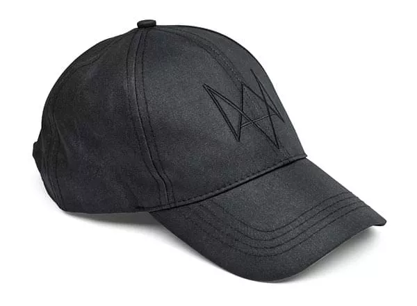 Watch Dogs Embroidered Fox Logo Black Baseball Cap Hat