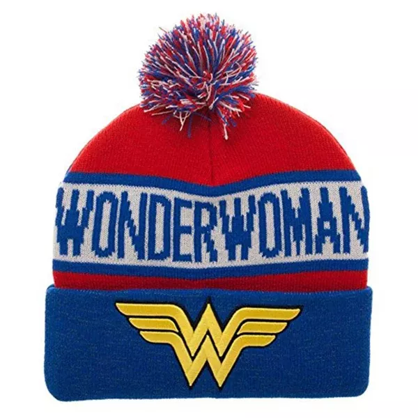 Wonder Woman Reflective Cuff Beanie