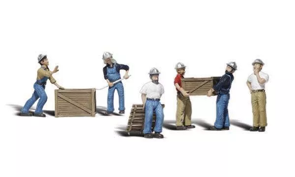 Woodland Scenics A1823 HO Train Figures Dock Workers