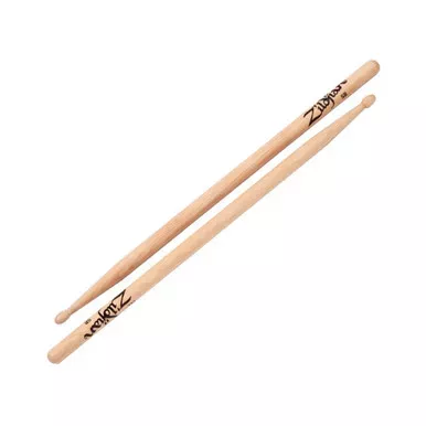 Zildjian 5B Hickory Drum Sticks – Wood Tip